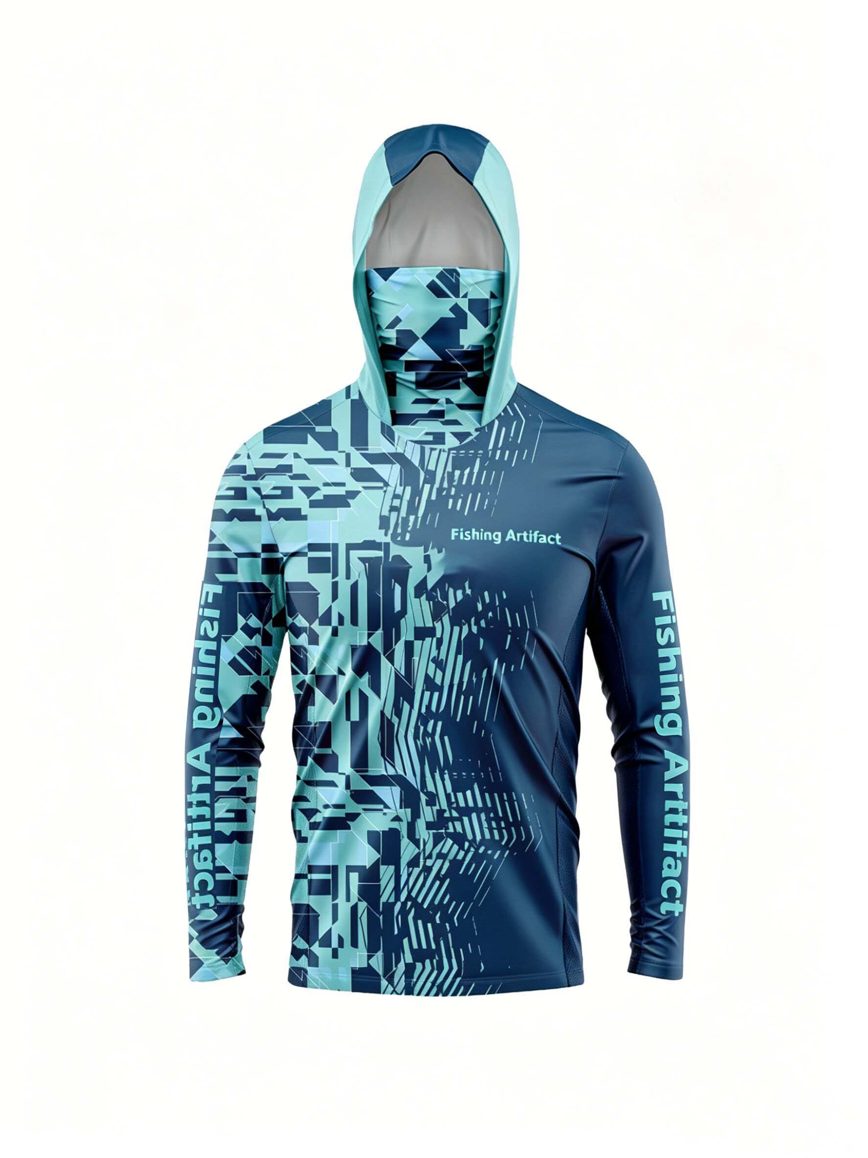Summer Clothing Mens - Men's Summer Fishing Hoodie, Long Sleeved