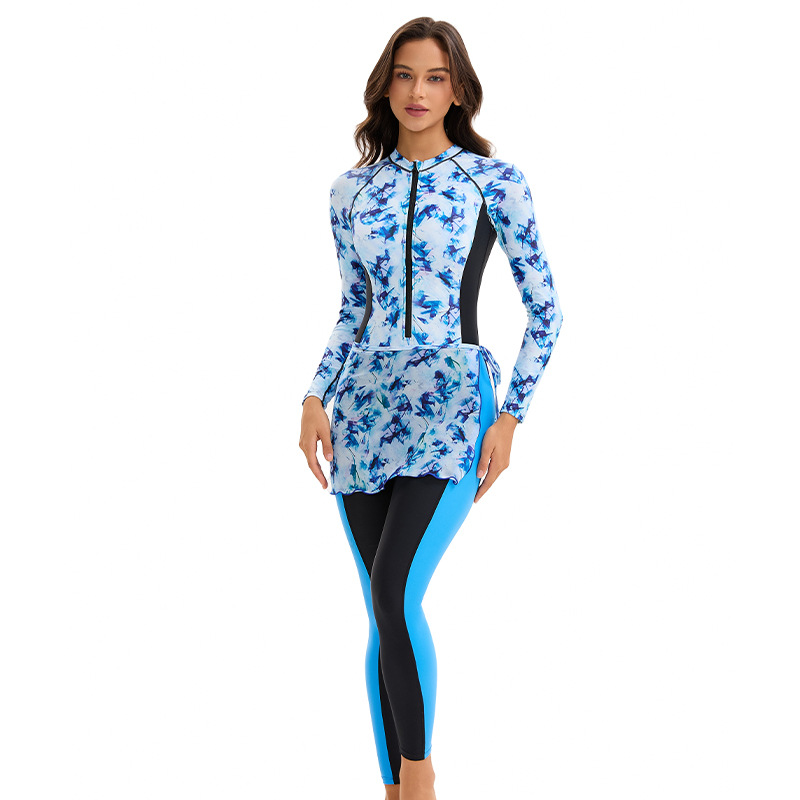 Rash Guard Long Sleeve - New Women Long Sleeve Modest Two