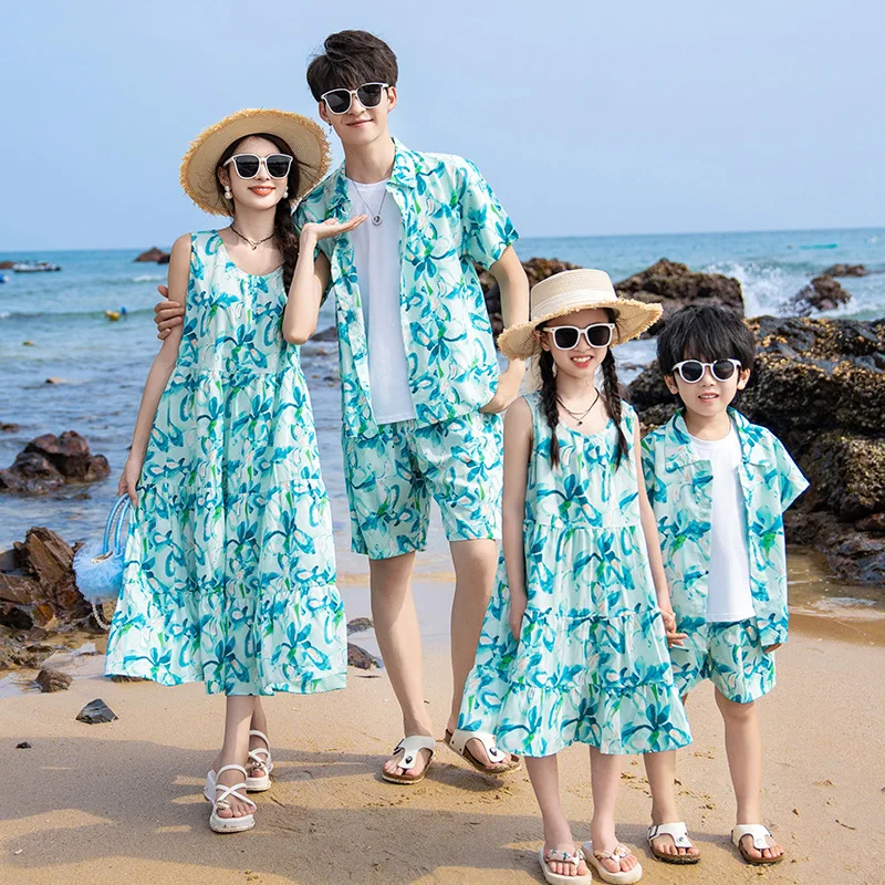 Vacation Parent-child Clothing - огляд і ціна Summer Clothing Resort