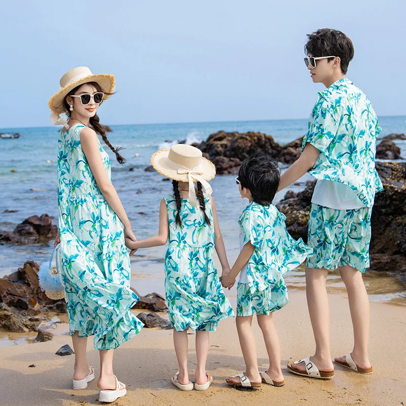 Vacation Parent-child Clothing - огляд і ціна Summer Clothing Resort