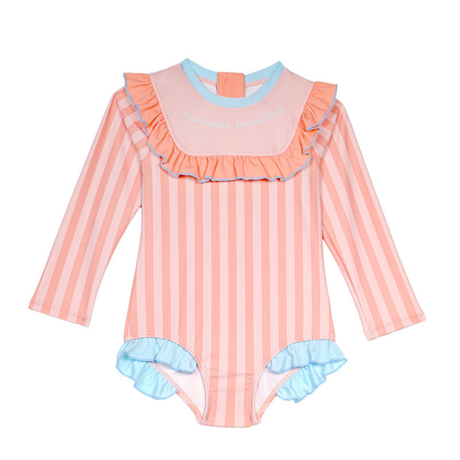 Pink Striped Girls Long Sleeve - огляд і ціна Rash Guard Long Sleeve