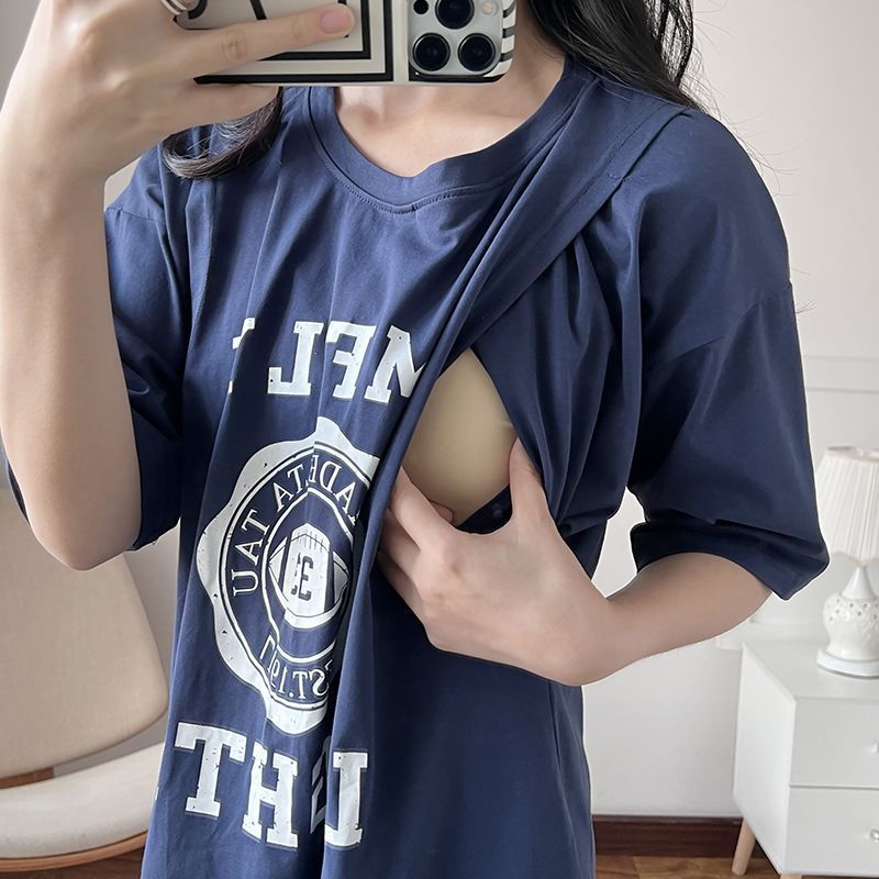Nursing Dress Pregnant Breastf - огляд і ціна Summer Clothing Us