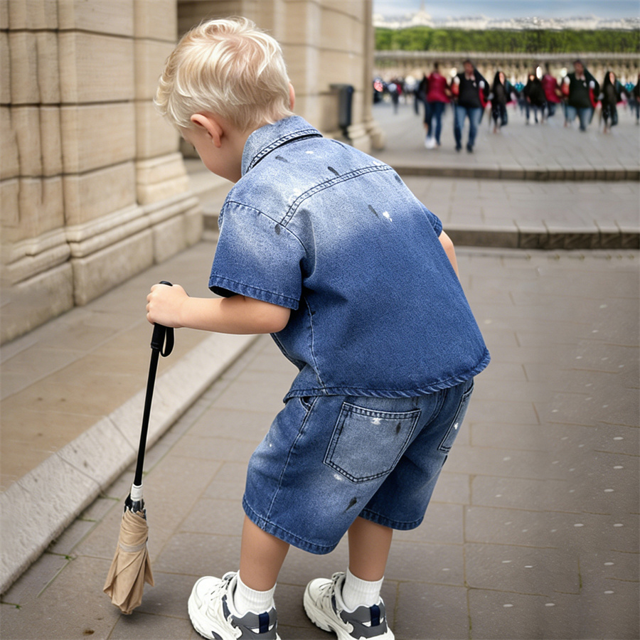 Fashion Children Summer Denim  - огляд і ціна Summer Clothing Drawing For Kids
