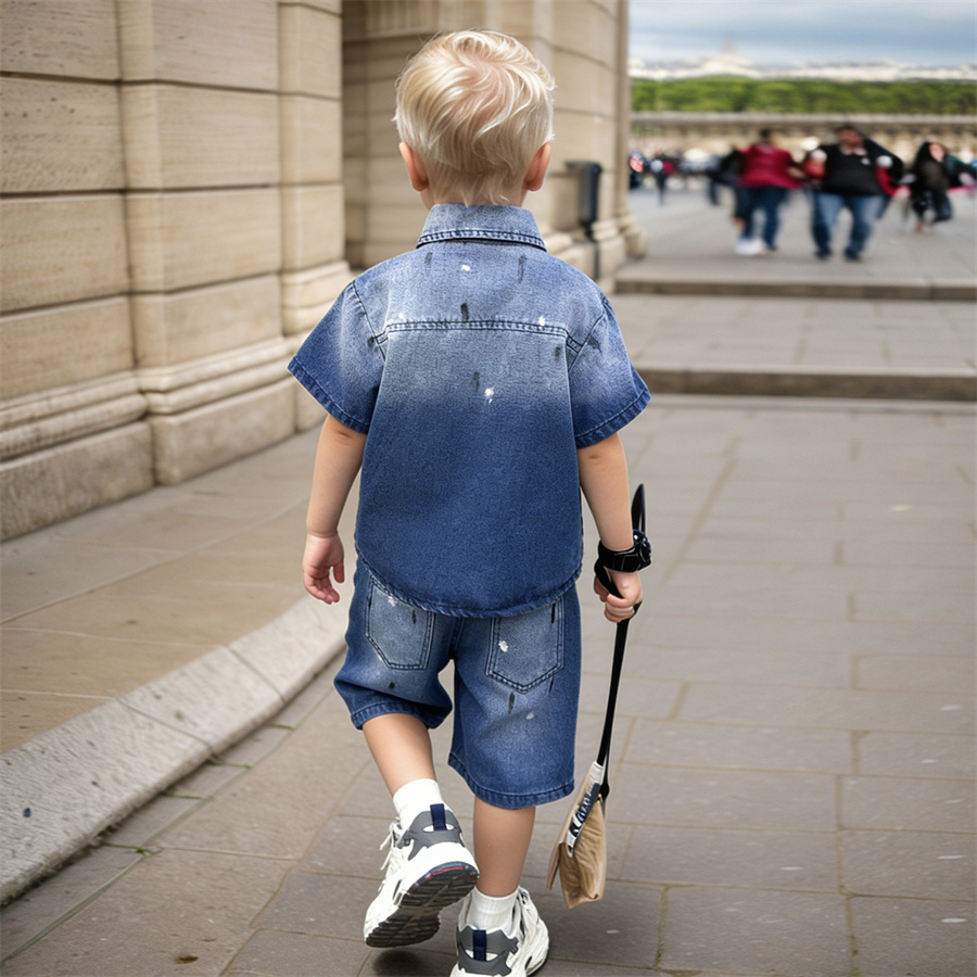 Fashion Children Summer Denim  - огляд і ціна Summer Clothing Drawing For Kids