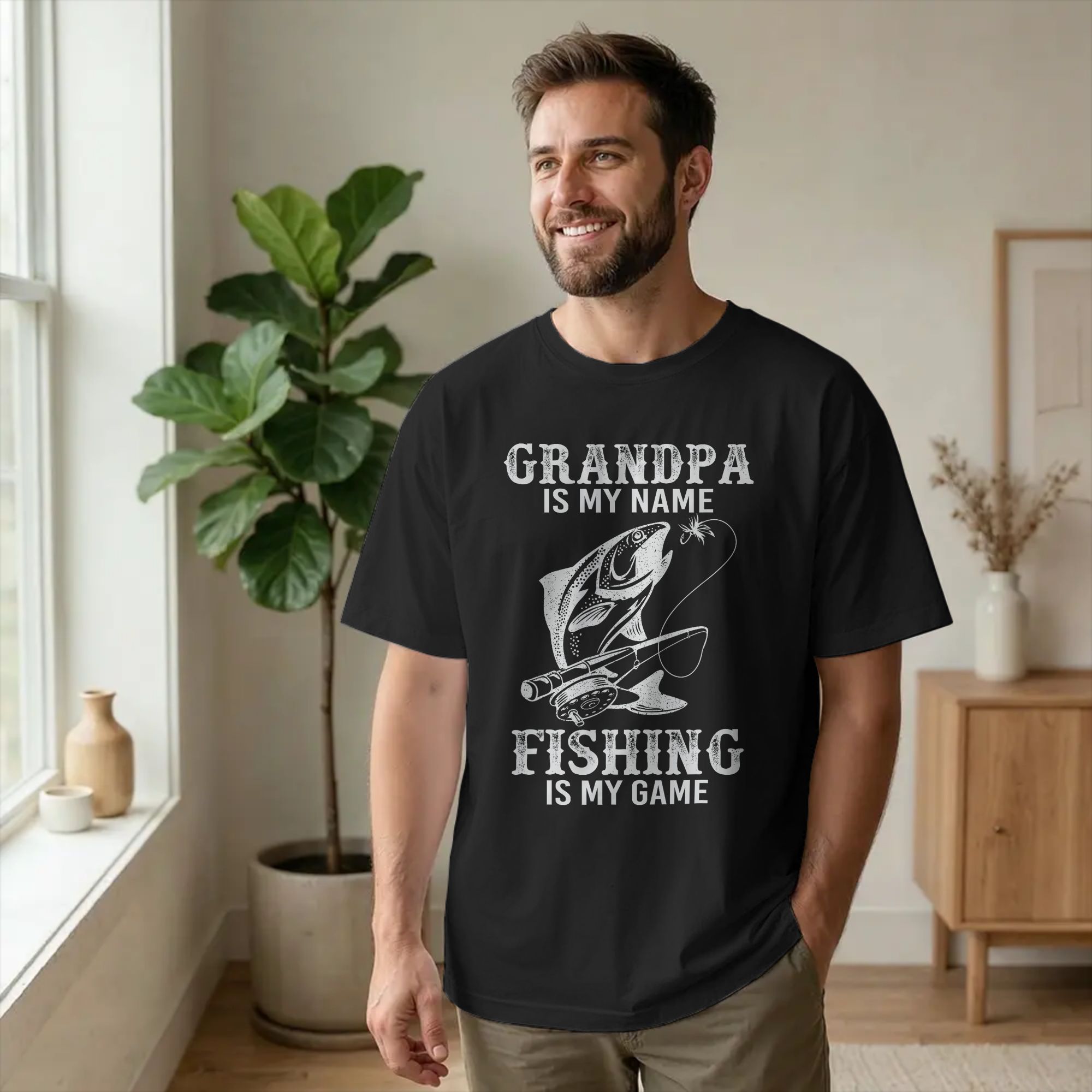 Casual Grandpa is My Name Fish - огляд і ціна Summer Clothing Name Ideas