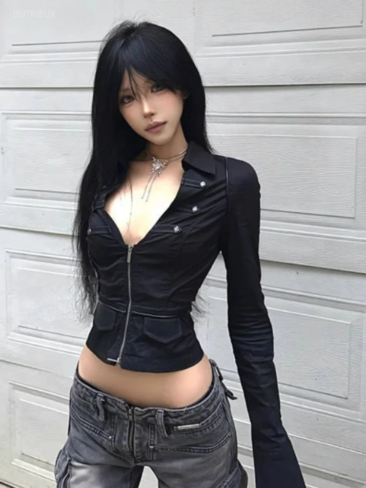 Y2k Aesthetic Women Sexy Blous - огляд і ціна Summer Clothing Aesthetic