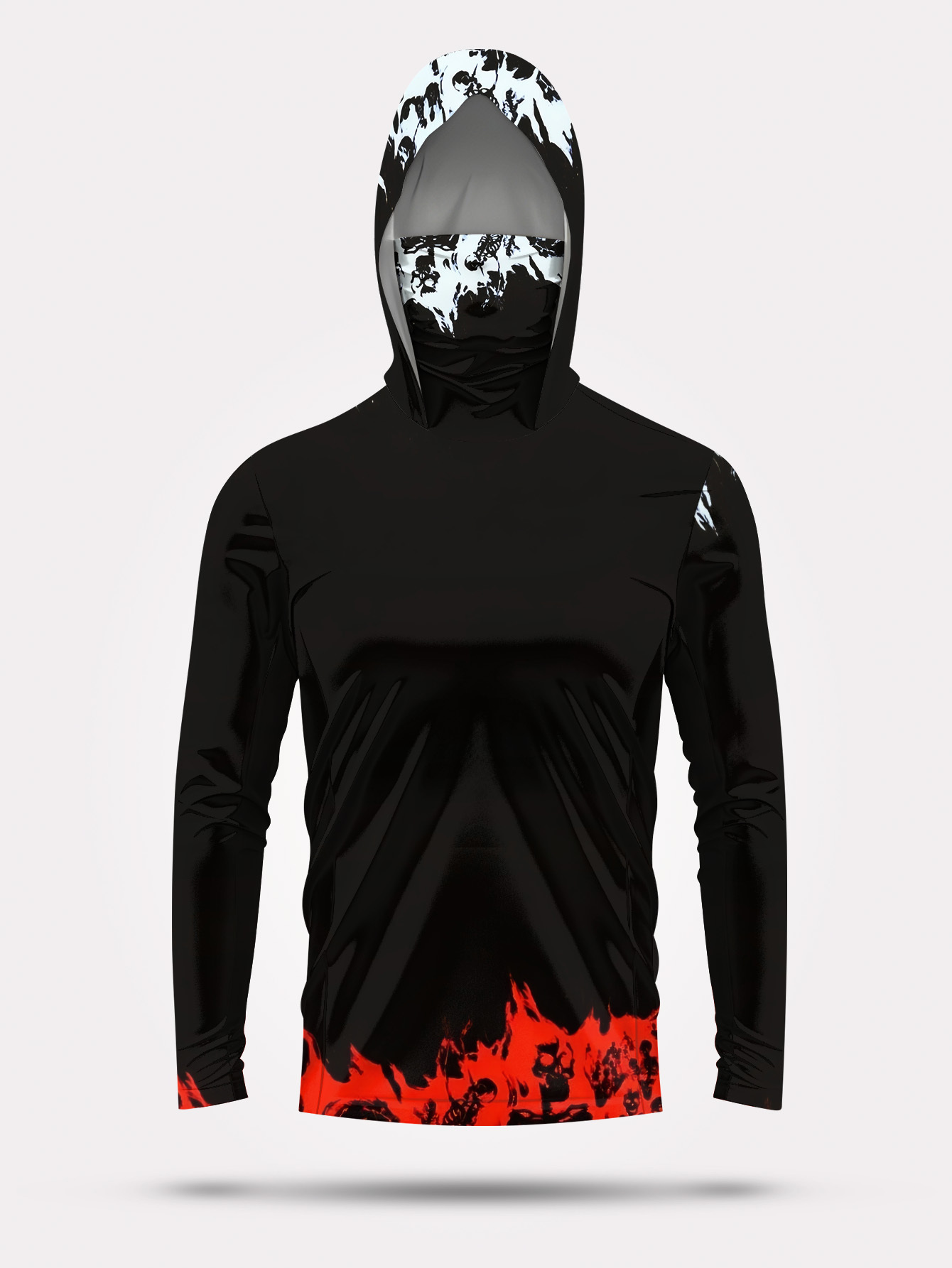 Men Hood Fishing Shirt long sl - огляд і ціна Rash Guard Long Sleeve