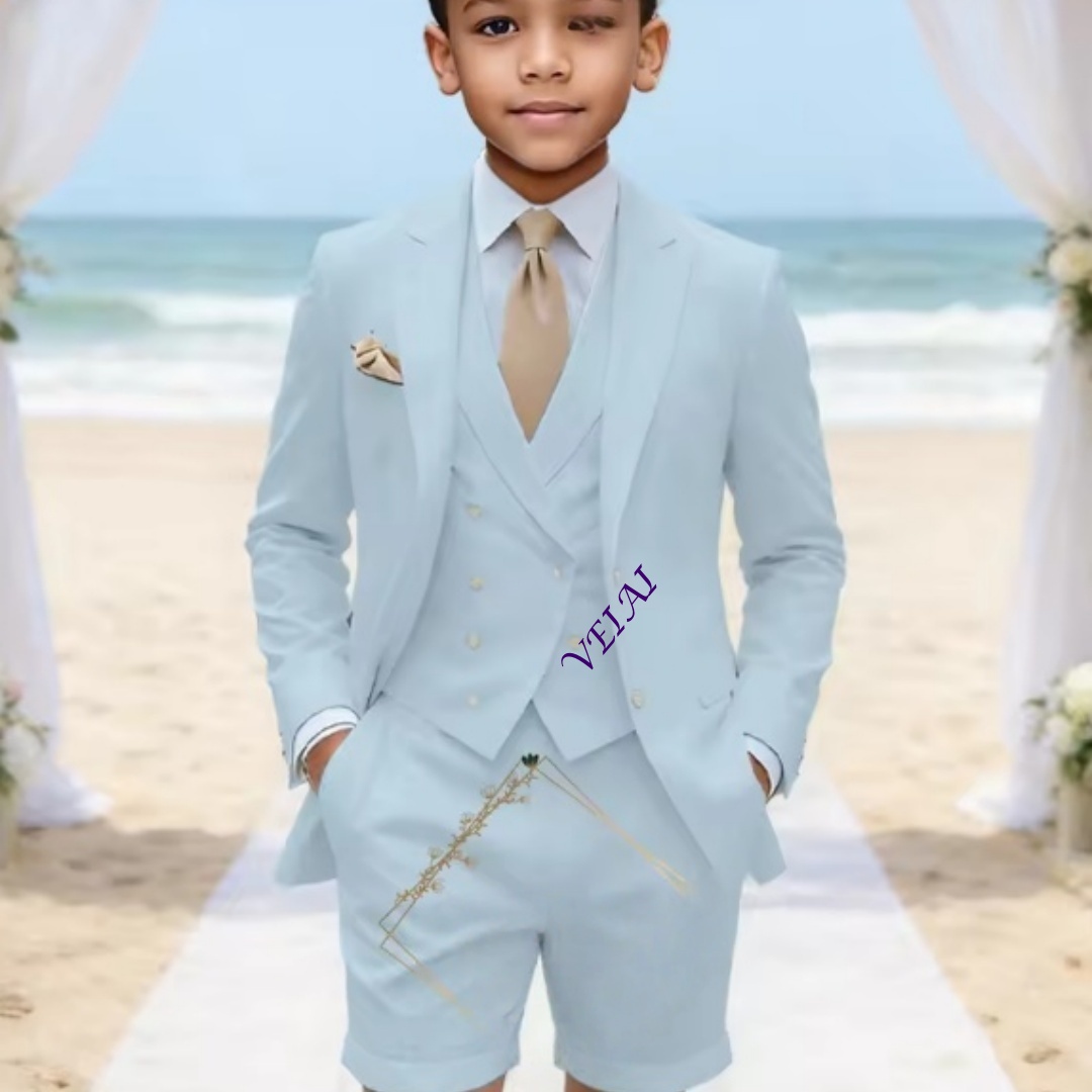 Boys' Custom Classic 3-Piece L - огляд і ціна Linen Shorts Men
