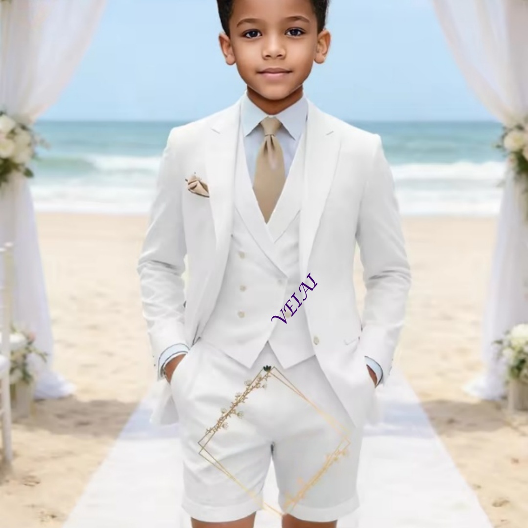 Boys' Custom Classic 3-Piece L - огляд і ціна Linen Shorts Men