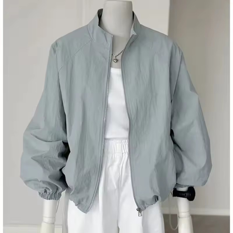 Korean Women Long Sleeved Suns - огляд і ціна Crew Clothing Summer Jacket