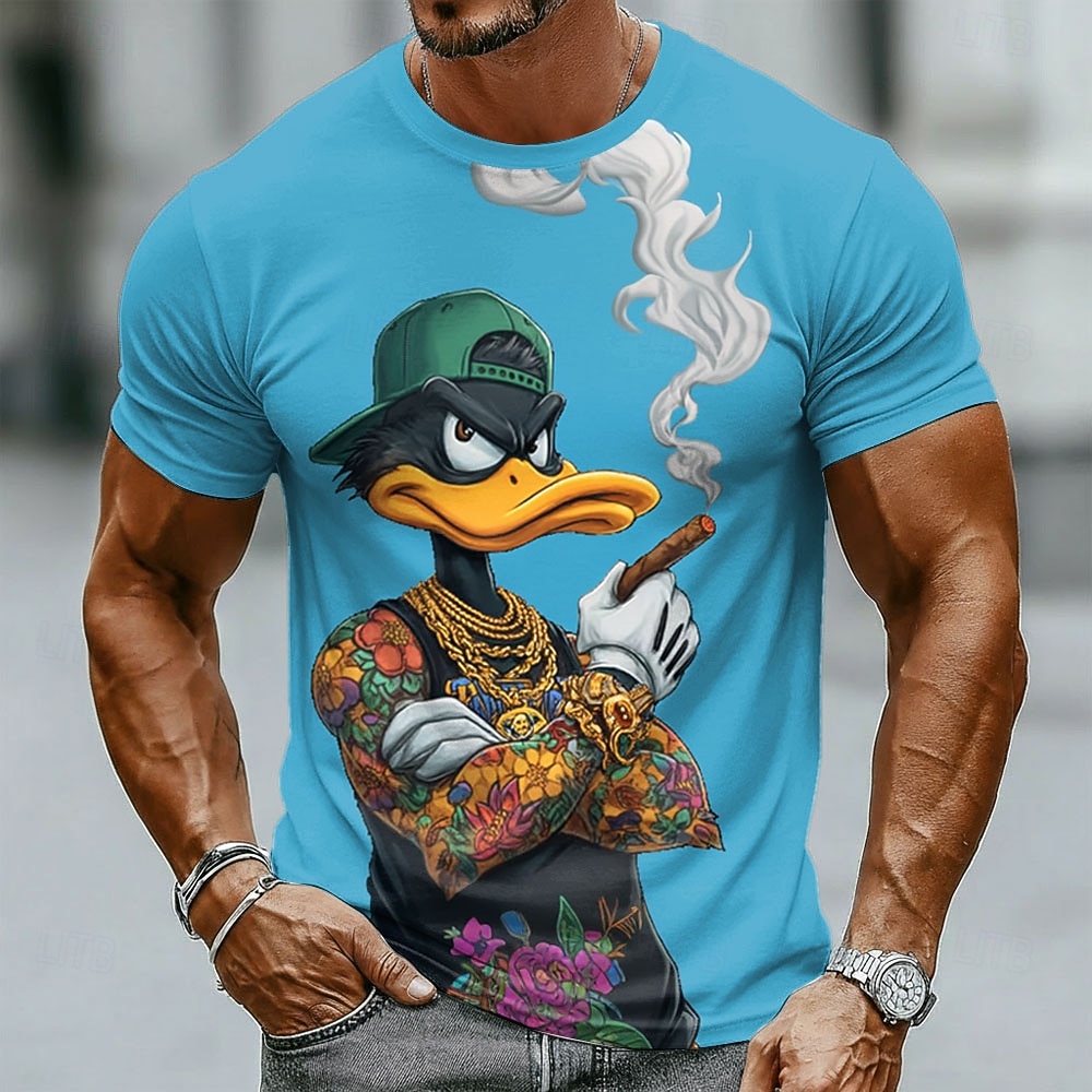 Funny 3D Grumpy Black Duck in  - огляд і ціна Crew Clothing Summer Jacket