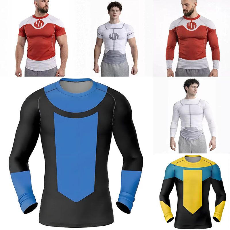 New Invincible Cosplay Rash Gu - огляд і ціна Rash Guard Long Sleeve