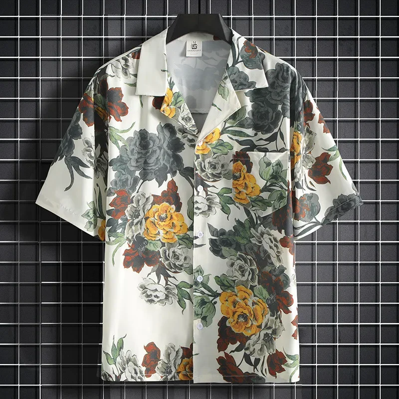 Printed Shirt Men's Short Slee - огляд і ціна Summer Clothing Styles Men