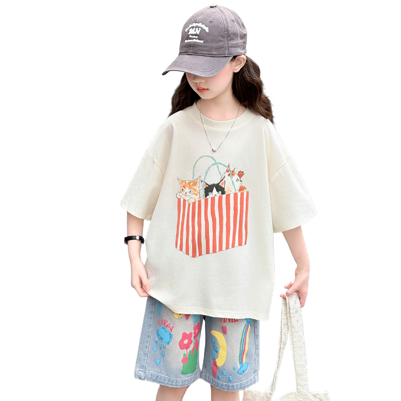Teenage Girls Summer Top and B - огляд і ціна Summer Clothing Drawing For Kids