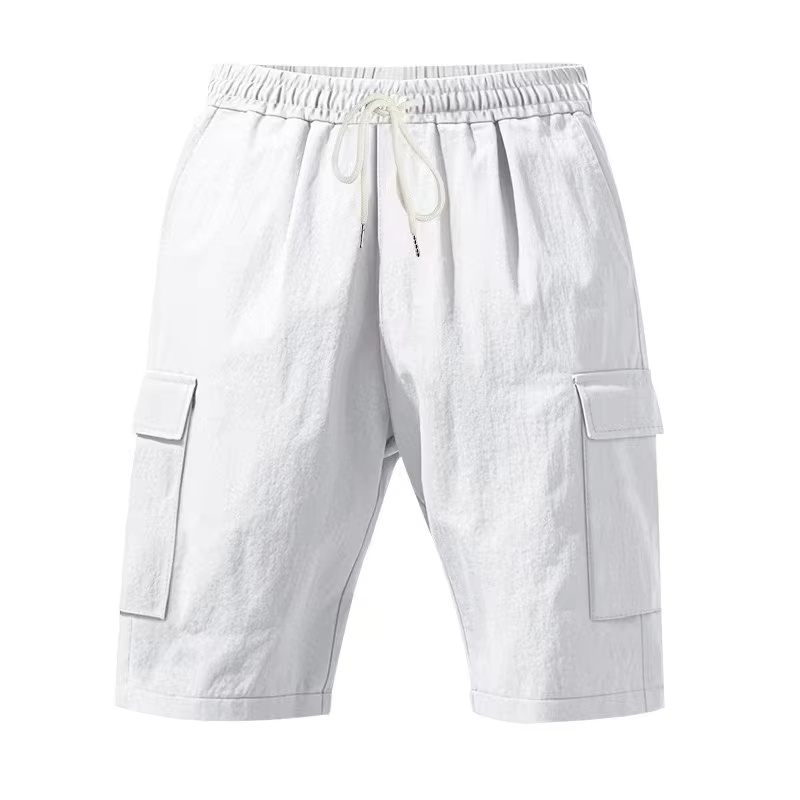Men's Solid Color Cotton Linen - огляд і ціна Linen Shorts Men