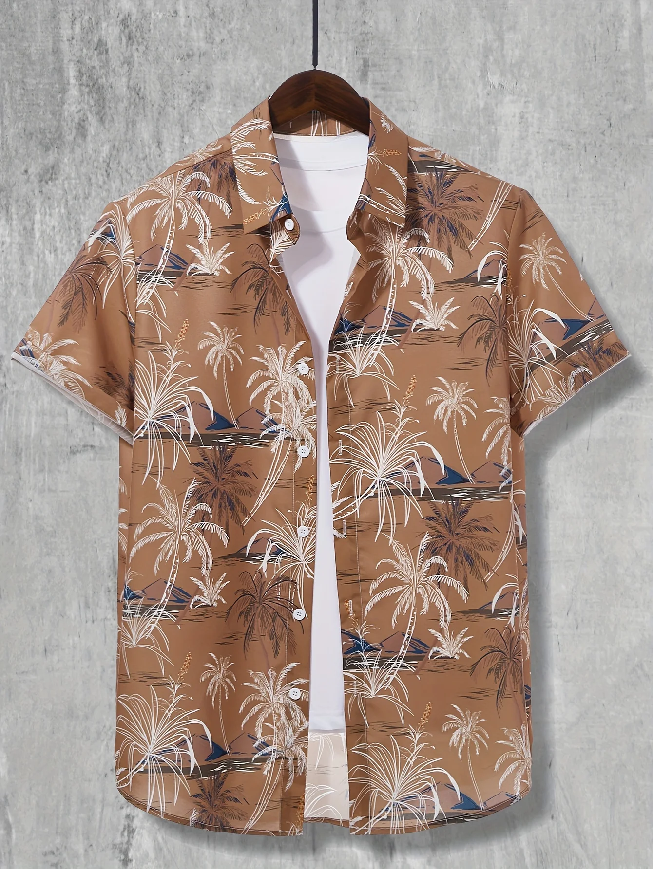 Coconut Palm Print Hawaiian Sh - огляд і ціна Summer Clothing Resort