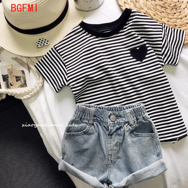 Teens Girls Cotton Striped Sho - огляд і ціна Summer Loving Kids Clothing